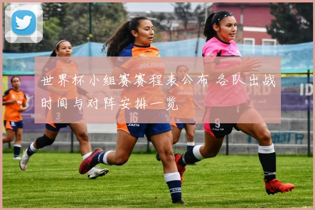 世界杯小组赛赛程表公布 各队出战时间与对阵安排一览